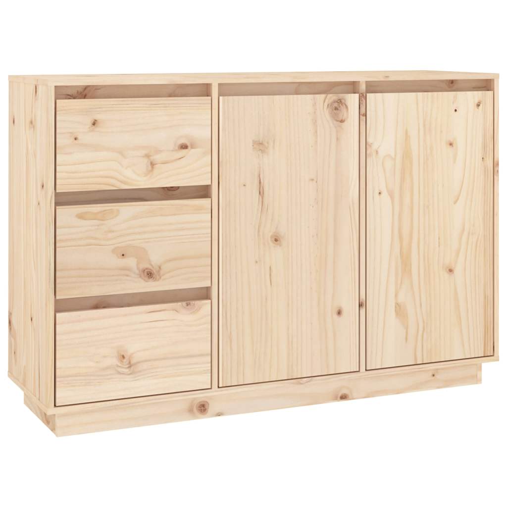 813804 vidaXL Sideboard 111x34x75 cm Solid Wood Pine