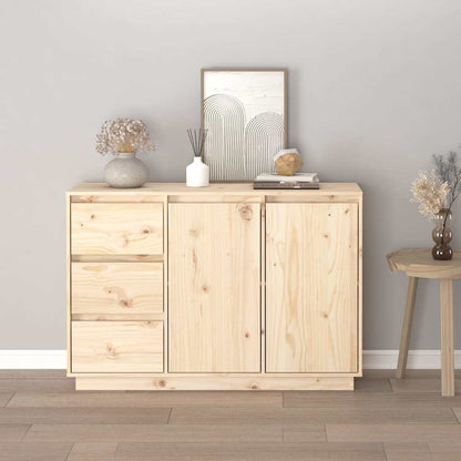 813804 vidaXL Sideboard 111x34x75 cm Solid Wood Pine