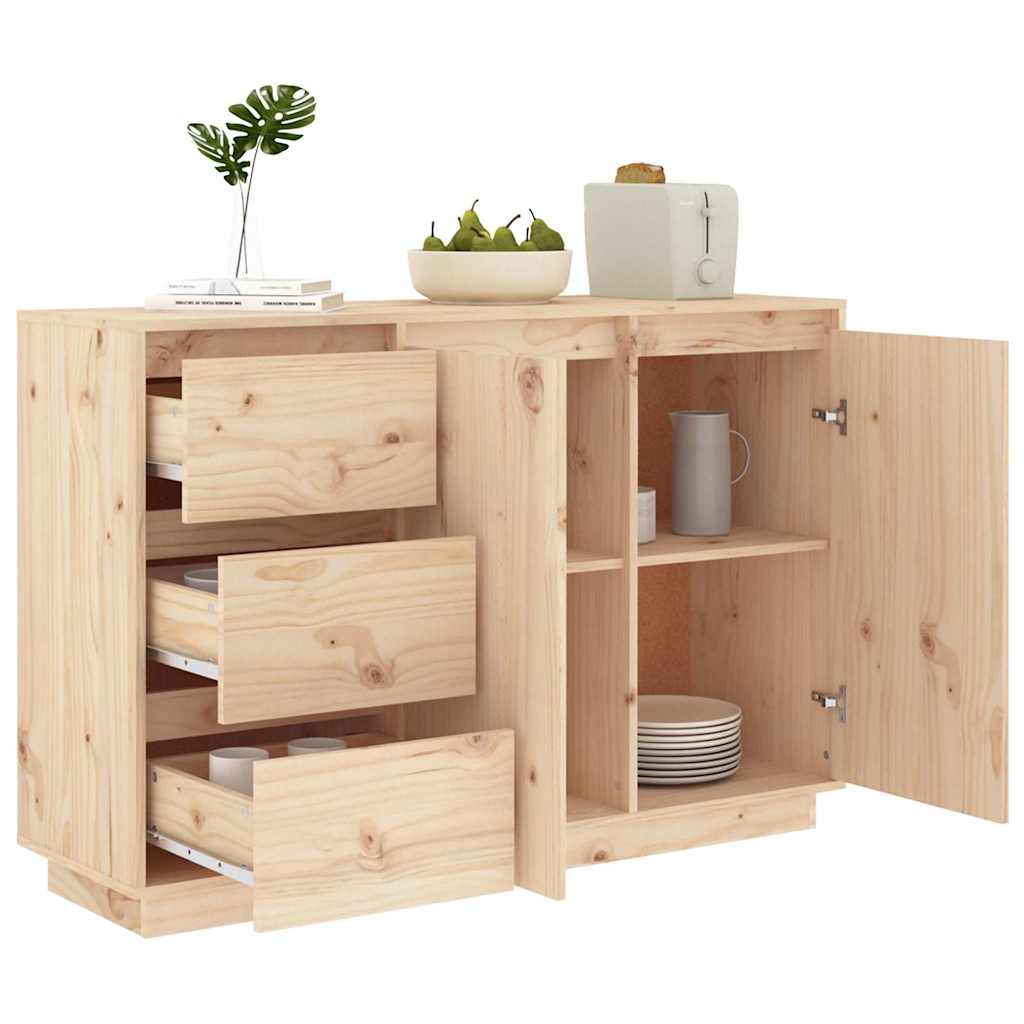 813804 vidaXL Sideboard 111x34x75 cm Solid Wood Pine