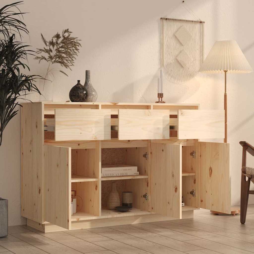 Sideboard 111x36x75 cm Solid Wood Pine