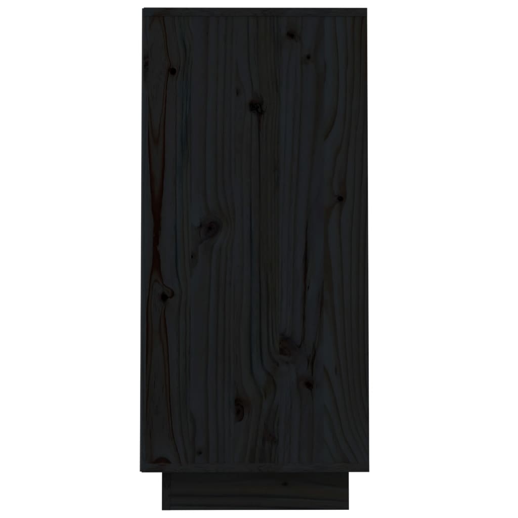 Console Cabinet | Black | Solid pine wood | Small | Console Cabinet