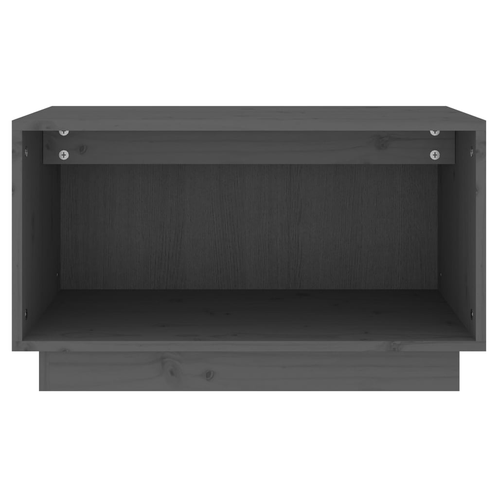 TV Cabinet Grey 60x35x35 cm Solid Wood Pine