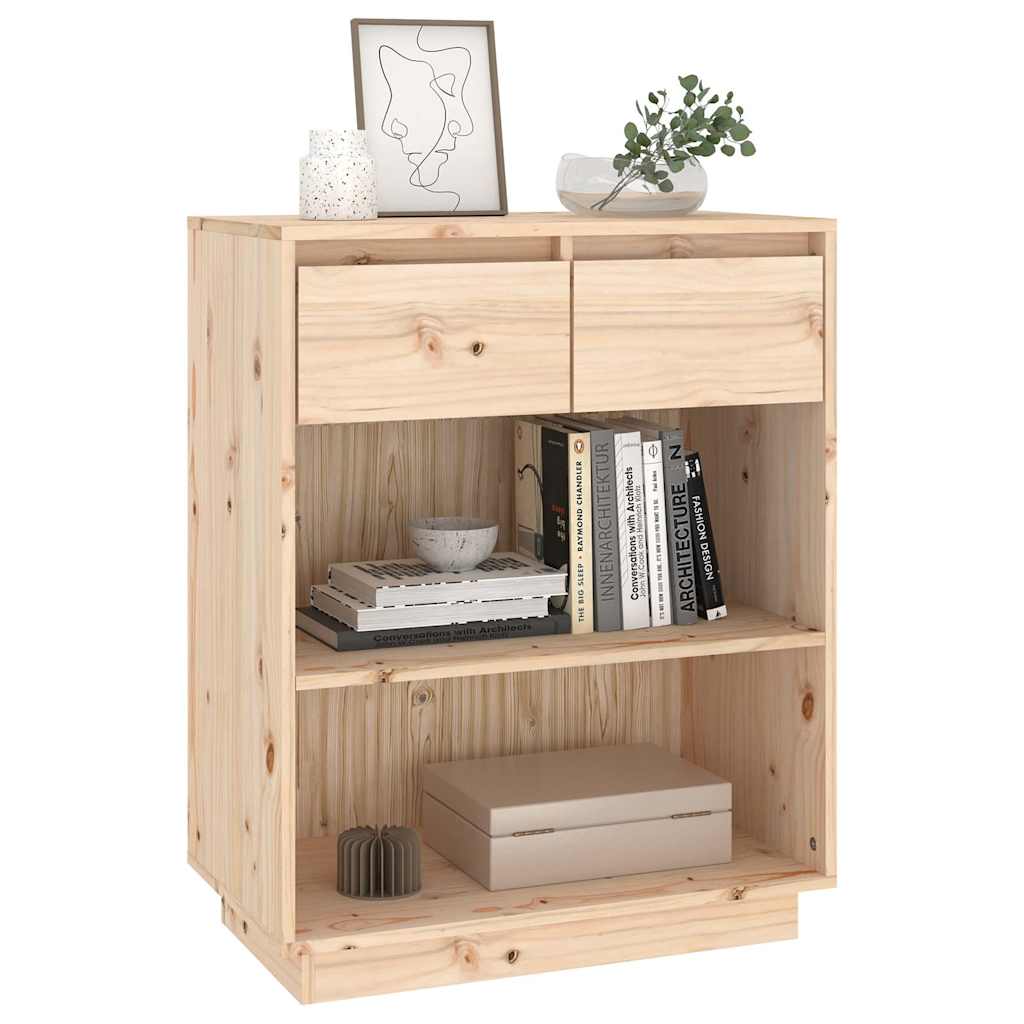 813834 vidaXL Console Cabinet 60x34x75 cm Solid Wood Pine