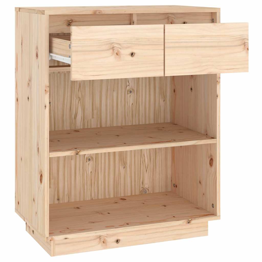 813834 vidaXL Console Cabinet 60x34x75 cm Solid Wood Pine