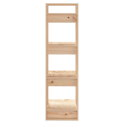 Book Cabinet/Room Divider 41x35x125 cm Solid Wood Pine