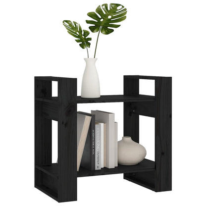 Book Cabinet | Black | Solid Pine Wood | Small | Book Cabinet