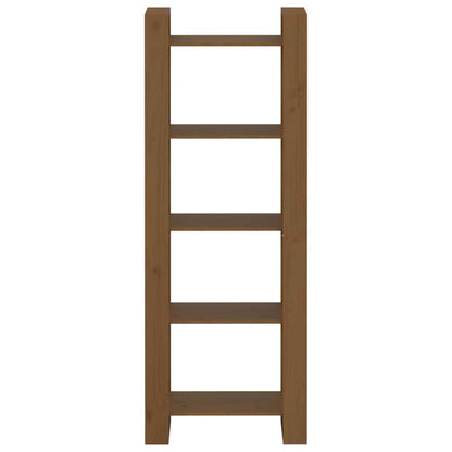 813892 vidaXL Book Cabinet/Room Divider Honey Brown 60x35x160 cm Solid Wood