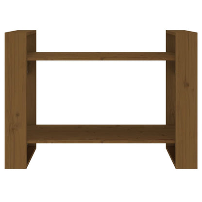Book Cabinet/Room Divider Honey Brown 80x35x56.5 cm Solid Wood