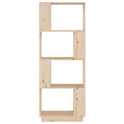 814039 vidaXL Book Cabinet/Room Divider 51x25x132 cm Solid Wood Pine