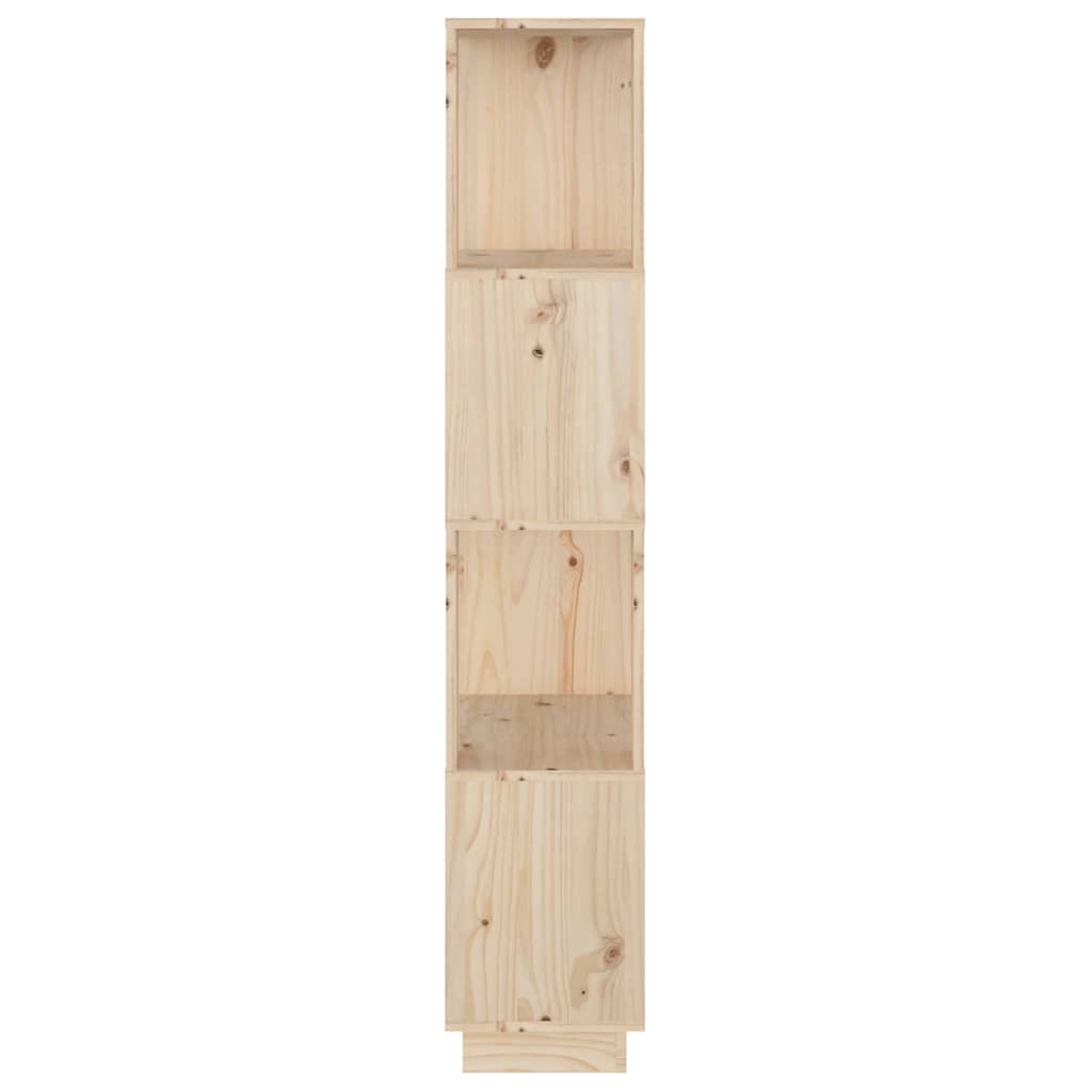 814039 vidaXL Book Cabinet/Room Divider 51x25x132 cm Solid Wood Pine