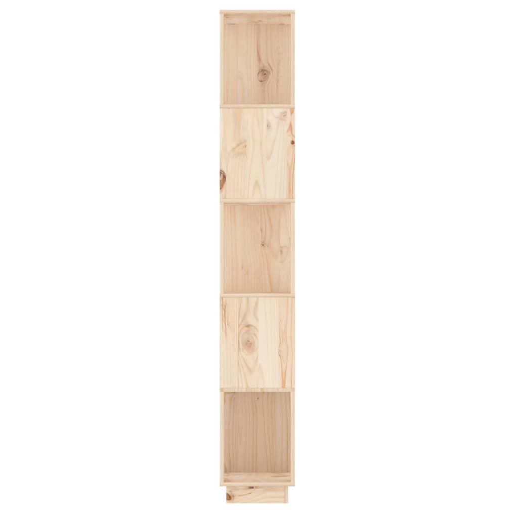 814044 vidaXL Book Cabinet/Room Divider 51x25x163,5 cm Solid Wood Pine