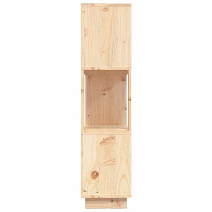 814054 vidaXL Book Cabinet/Room Divider 80x25x101 cm Solid Wood Pine