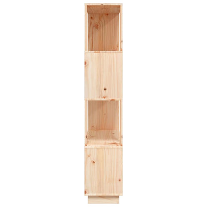 814059 vidaXL Book Cabinet/Room Divider 80x25x132 cm Solid Wood Pine