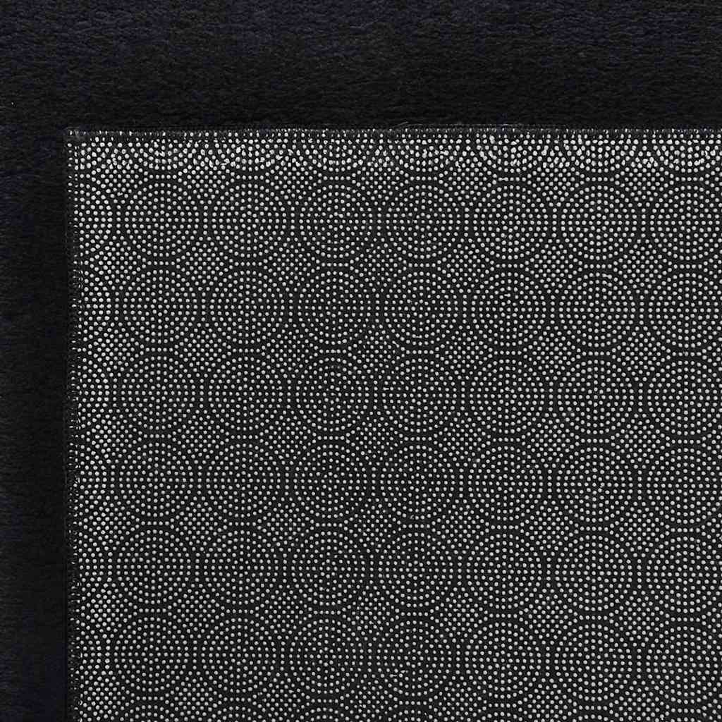 Washable Rug Soft Shaggy 160x230 cm Anti Slip Black