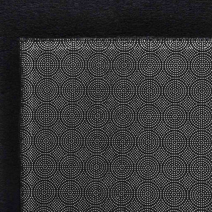 Washable Rug Soft Shaggy 160x230 cm Anti Slip Black