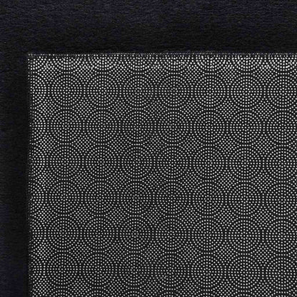 Washable Rug Soft Shaggy 160x230 cm Anti Slip Black