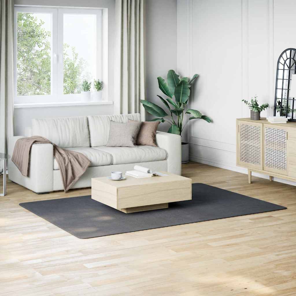 Washable Rug Fluffy Short Pile 160x230 cm Anti Slip Anthracite