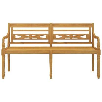 Batavia Bench | Teak Brown | Solid Teak Wood | 150 cm