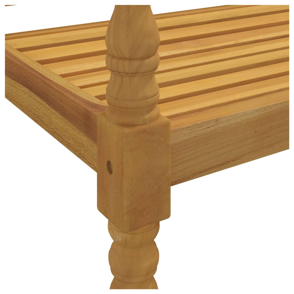 Batavia Bench | Teak Brown | Solid Teak Wood | 150 cm