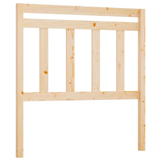 Bed Headboard 106x4x100 cm Solid Wood Pine