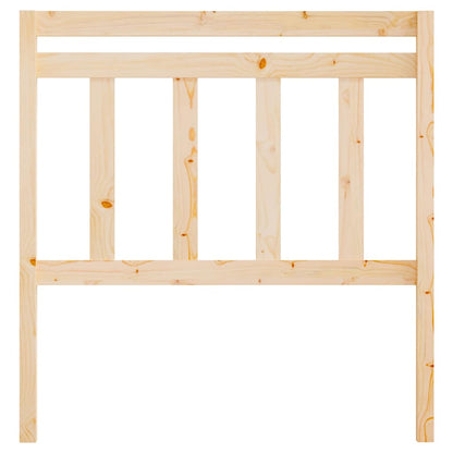 Bed Headboard 106x4x100 cm Solid Wood Pine