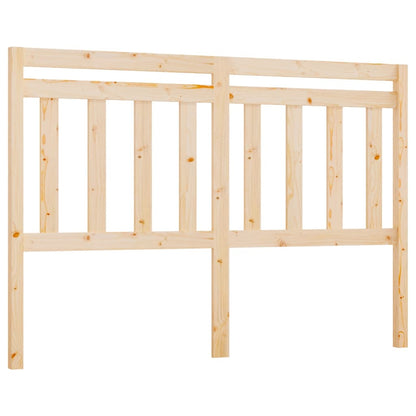Bed Headboard 146x4x100 cm Solid Wood Pine