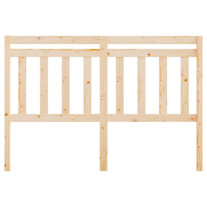 Bed Headboard 146x4x100 cm Solid Wood Pine