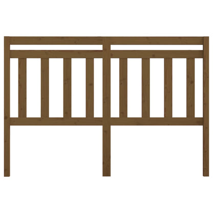 Bed Headboard Honey Brown 146x4x100 cm Solid Wood Pine