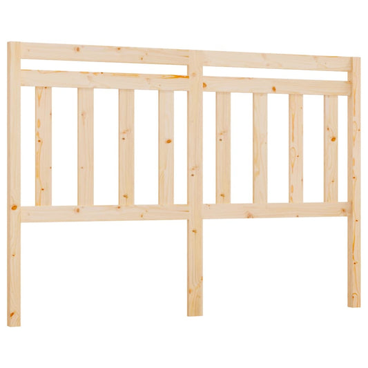814099 vidaXL Bed Headboard 156x4x100 cm Solid Wood Pine