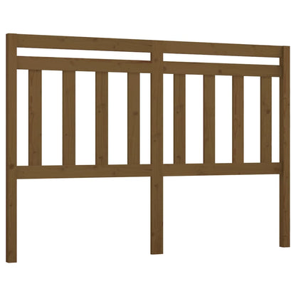 Bed Headboard Honey Brown 166x4x100 cm Solid Wood Pine