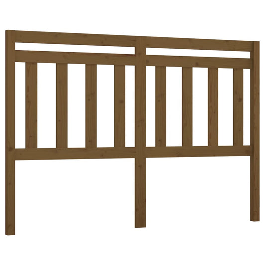 814107 vidaXL Bed Headboard Honey Brown 166x4x100 cm Solid Wood Pine