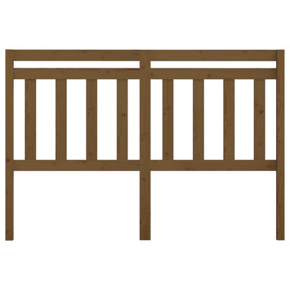 Bed Headboard Honey Brown 166x4x100 cm Solid Wood Pine