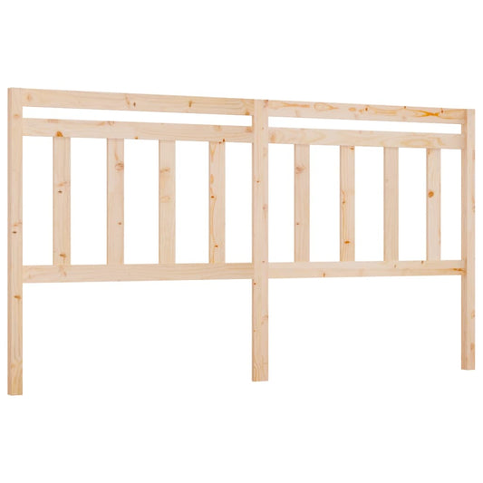 814109 vidaXL Bed Headboard 186x4x100 cm Solid Wood Pine