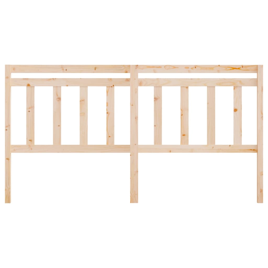 814109 vidaXL Bed Headboard 186x4x100 cm Solid Wood Pine