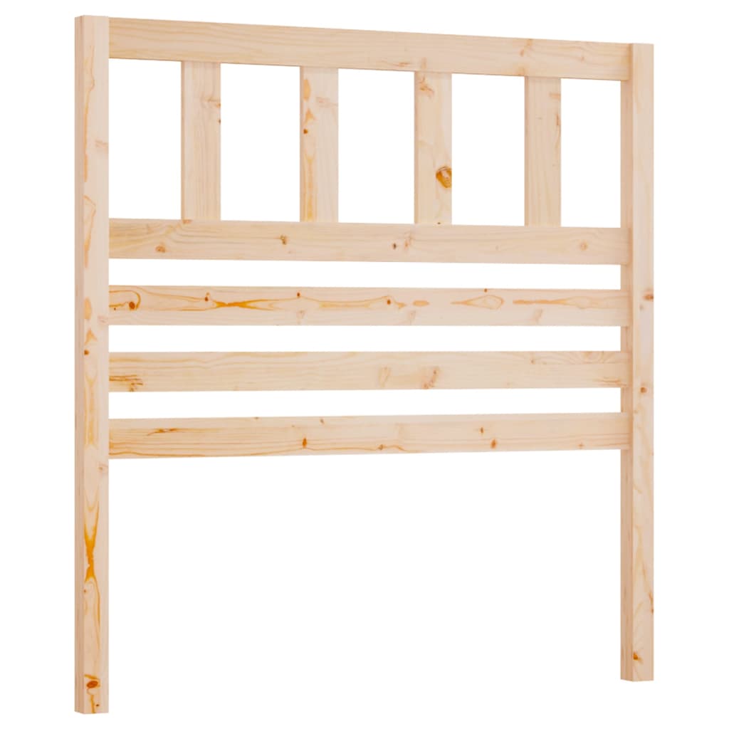 Bed Headboard | Natural wood | Solid pine wood | Standard