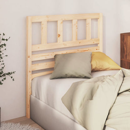 Bed Headboard | Natural wood | Solid pine wood (untreated)