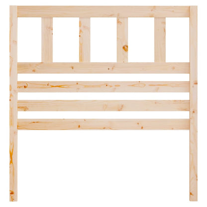 Bed Headboard | Natural wood | Solid pine wood (untreated)