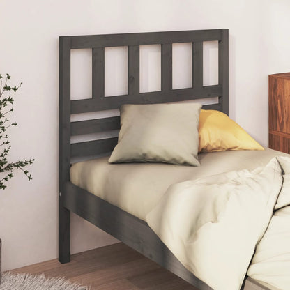 Bed Headboard | Grey | Solid Pine Wood | Durable | Bed Headboard