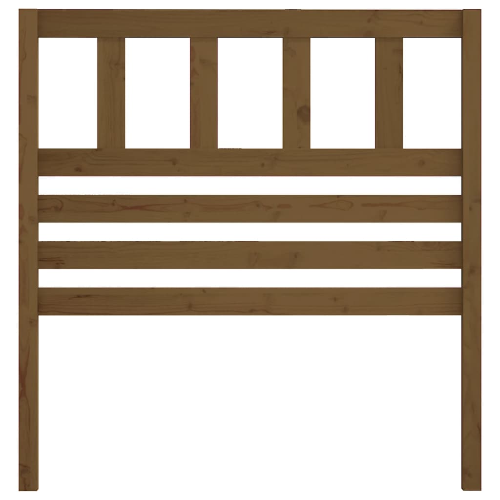 Bed Headboard | Honey brown | Solid pine wood | Stylish Design