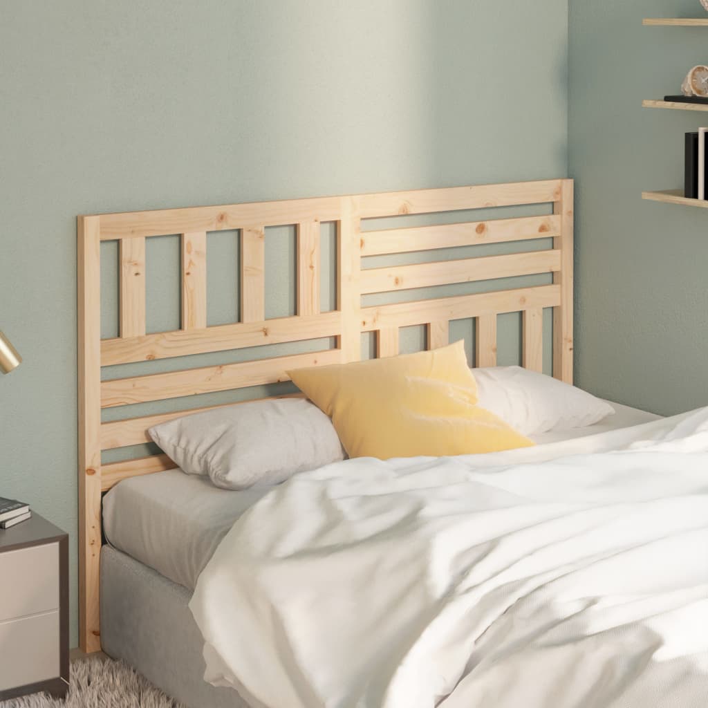 Bed Headboard | Natural Pine | Solid Pine Wood | Standard |  Durable