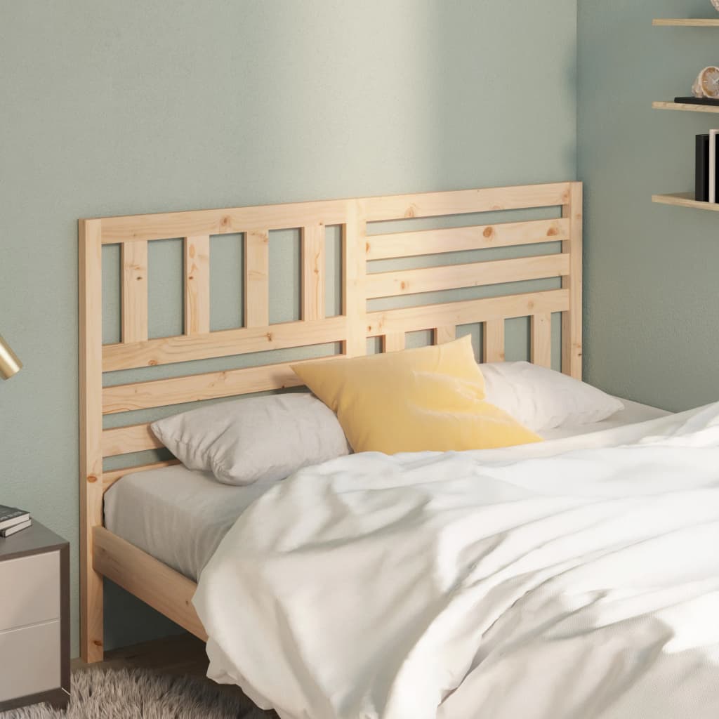 Bed Headboard | Natural Pine | Solid Pine Wood | Standard |  Durable