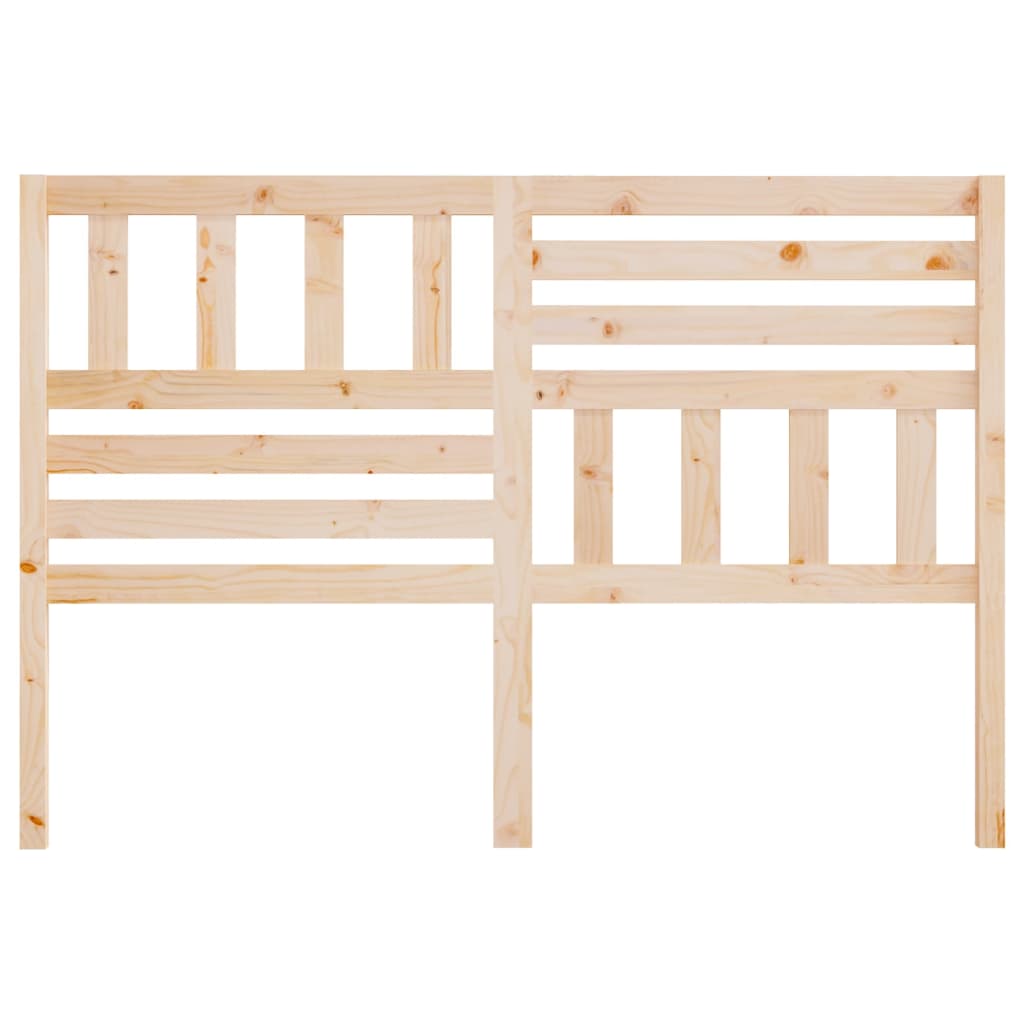 Bed Headboard | Natural Wood | Solid Pine Wood | 166x4x100 cm