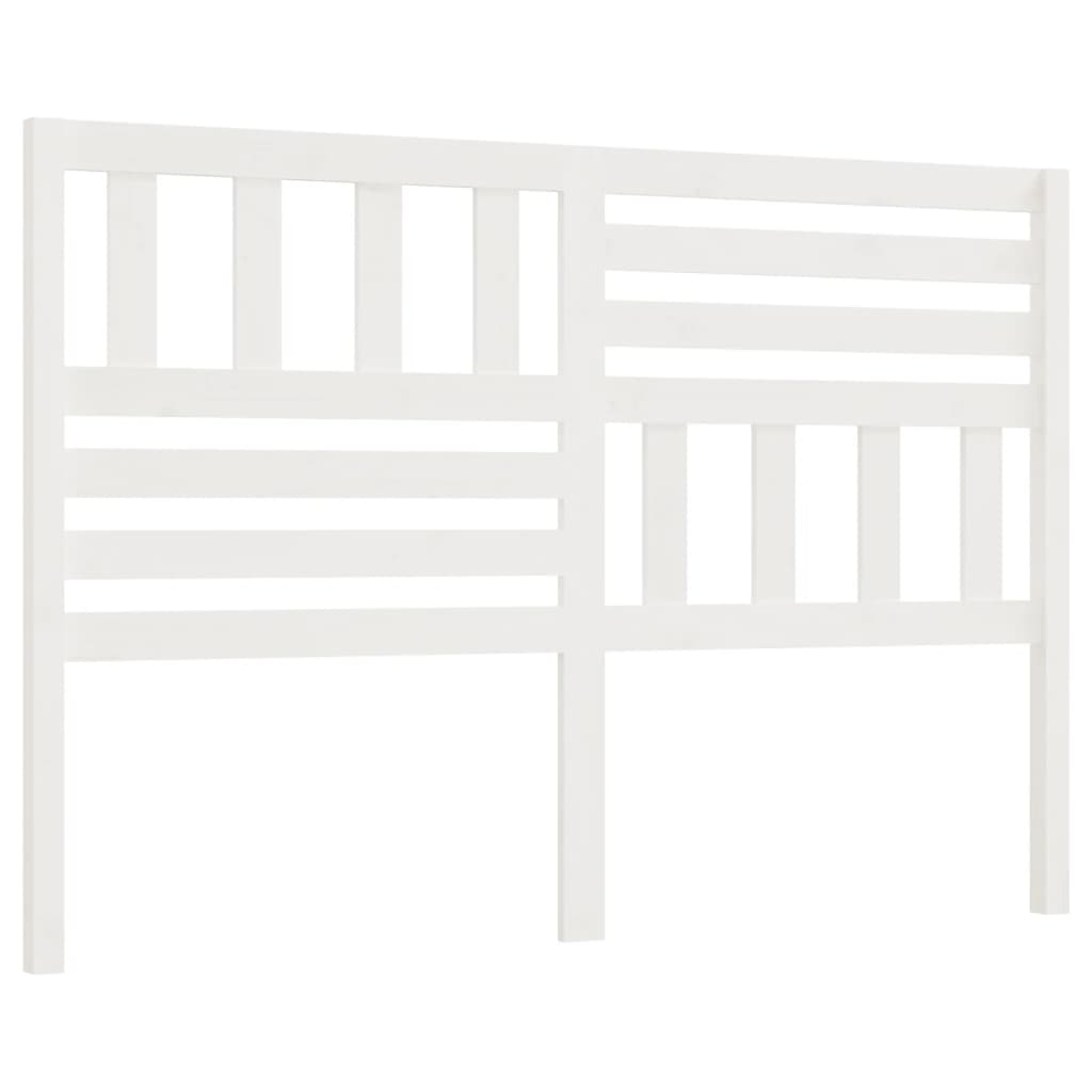 Bed Headboard | White | Solid pine wood | 166 x 4 x 100 cm