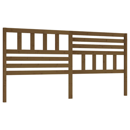 Bed Headboard | Honey brown | Solid pinewood | Standard | Durable