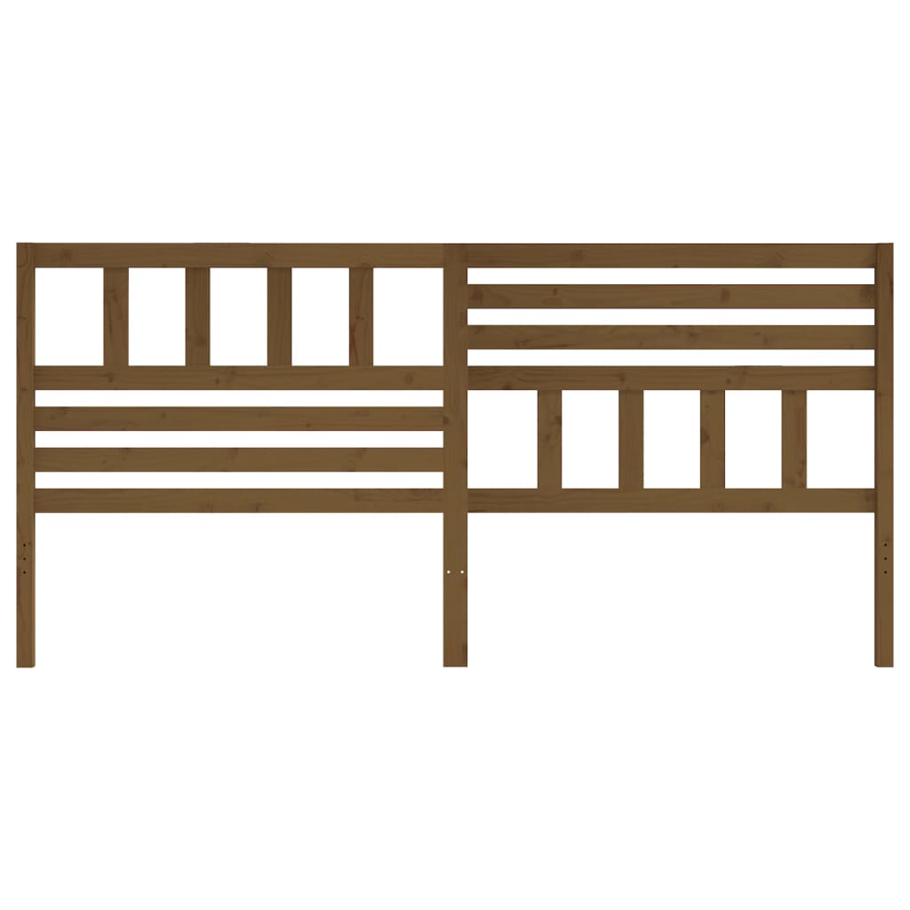 Bed Headboard | Honey brown | Solid pinewood | Standard | Durable