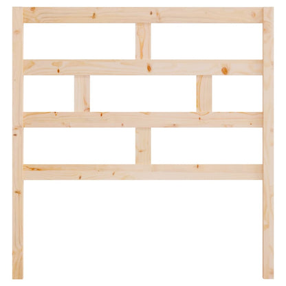 Bed Headboard 96x4x100 cm Solid Wood Pine