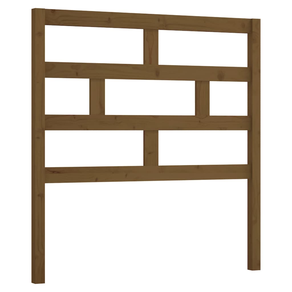 Bed Headboard Honey Brown 96x4x100 cm Solid Wood Pine
