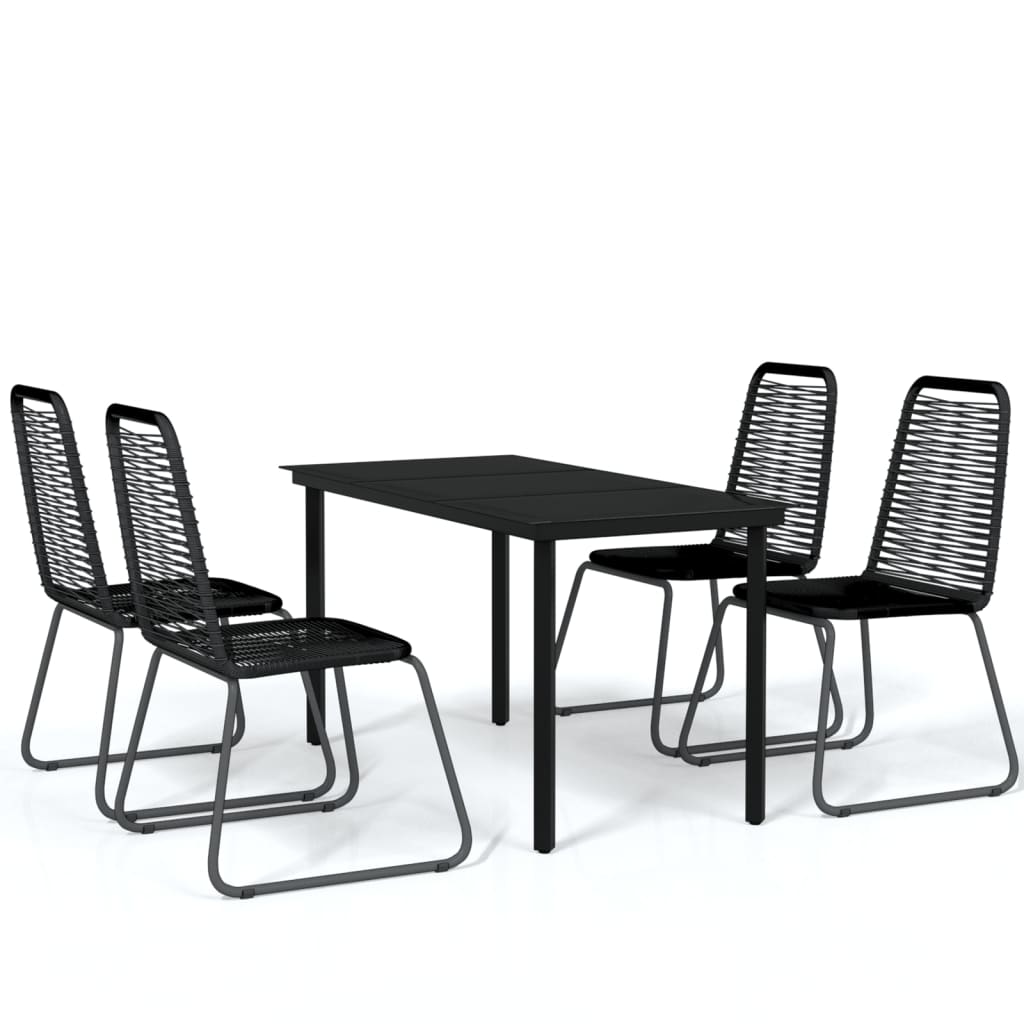 Garden Dining Set | Black