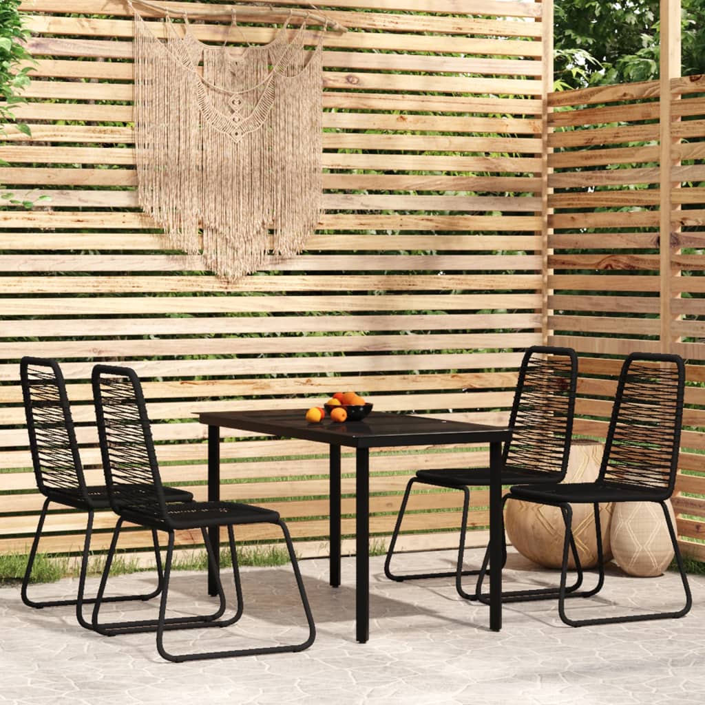 Garden Dining Set | Black