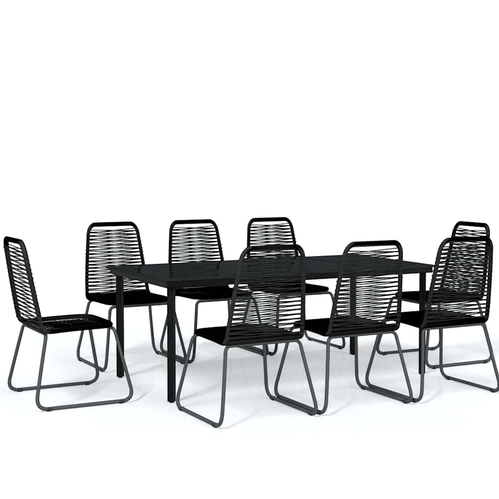 Garden Dining Set | Black